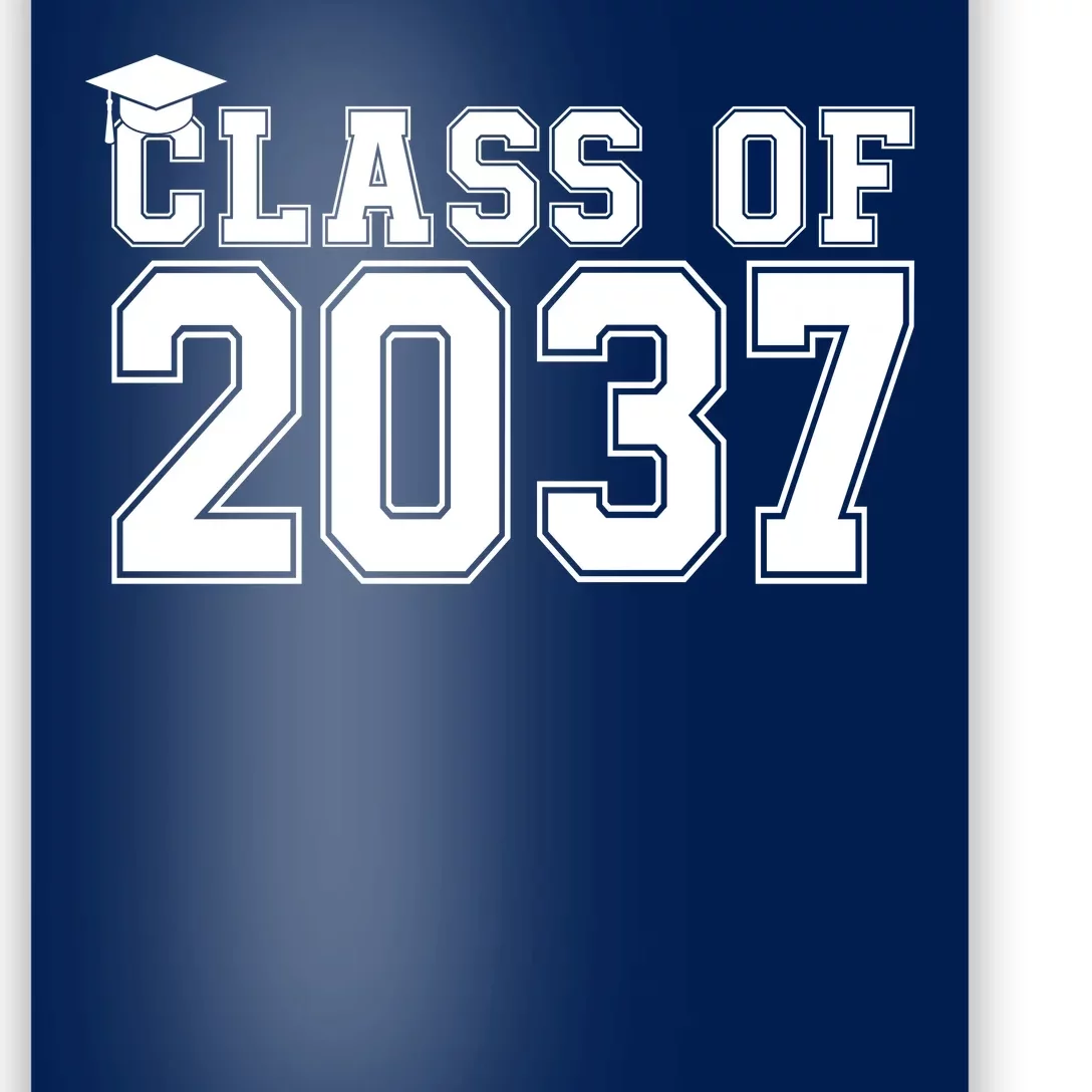 Class Of 2037 Graduation Poster