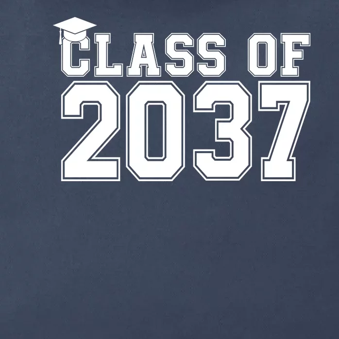 Class Of 2037 Graduation Zip Tote Bag