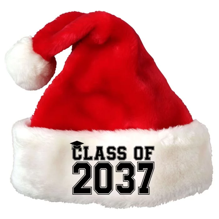 Class Of 2037 Graduation Premium Christmas Santa Hat