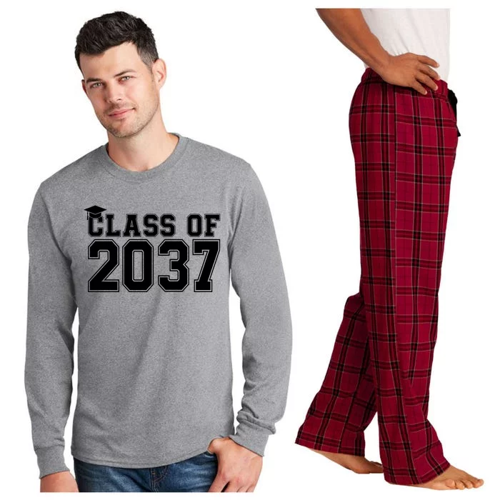 Class Of 2037 Graduation Long Sleeve Pajama Set