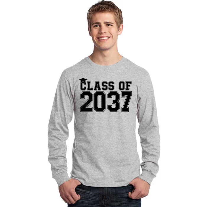 Class Of 2037 Graduation Tall Long Sleeve T-Shirt