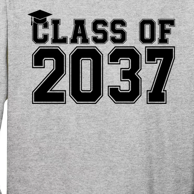 Class Of 2037 Graduation Tall Long Sleeve T-Shirt