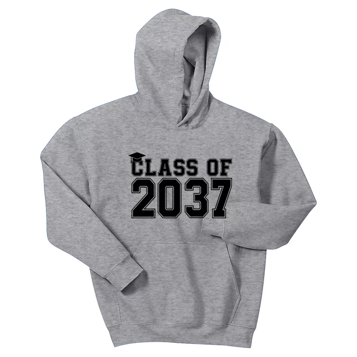 Class Of 2037 Graduation Kids Hoodie