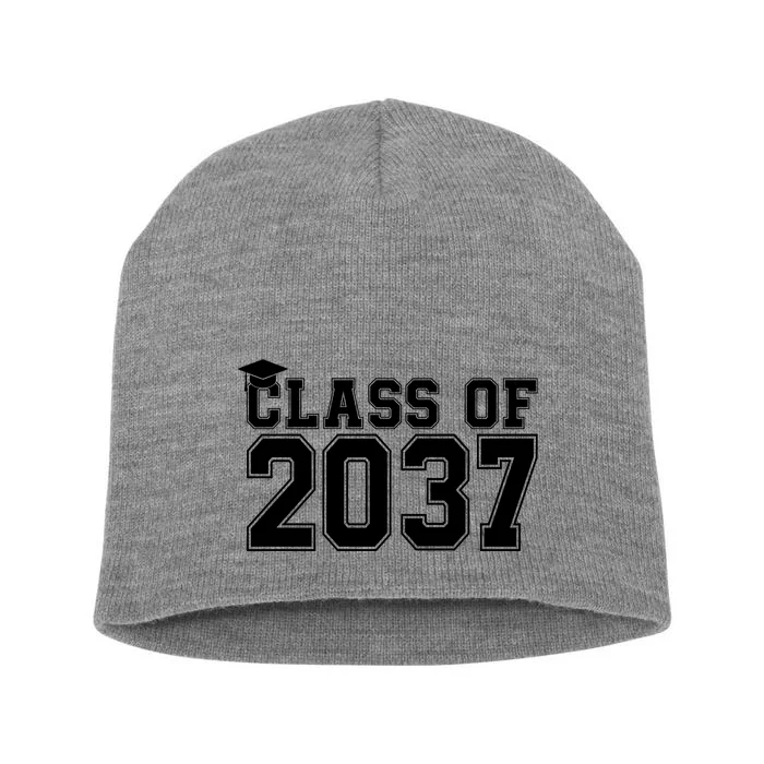 Class Of 2037 Graduation Short Acrylic Beanie