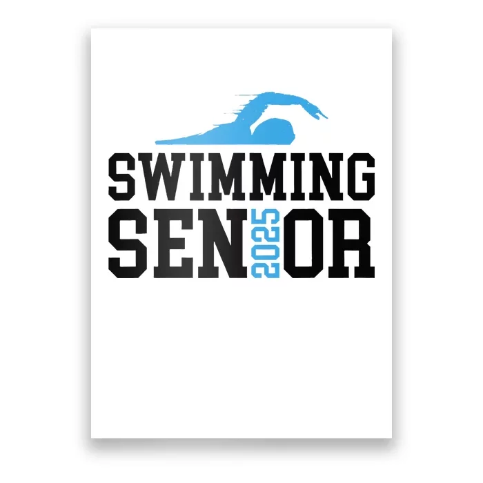 Class Of 2025 Swimming Senior Night Poster