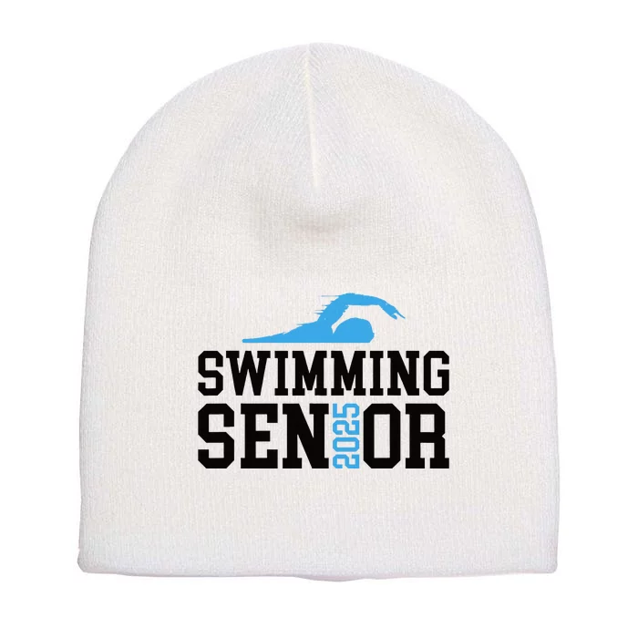 Class Of 2025 Swimming Senior Night Short Acrylic Beanie