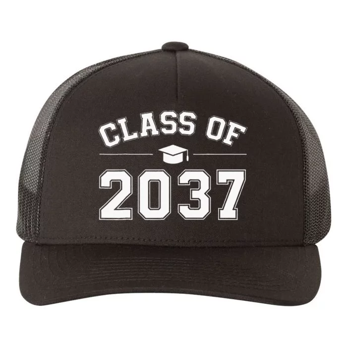 Class Of 2037 Grow With Me First Day Of School Graduation Yupoong Adult 5-Panel Trucker Hat