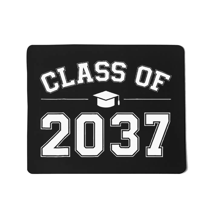 Class Of 2037 Grow With Me First Day Of School Graduation Mousepad