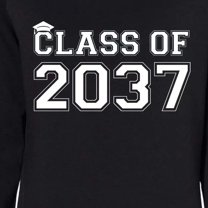 Class Of 2037 Pre K Grow With Me Graduation Womens California Wash Sweatshirt