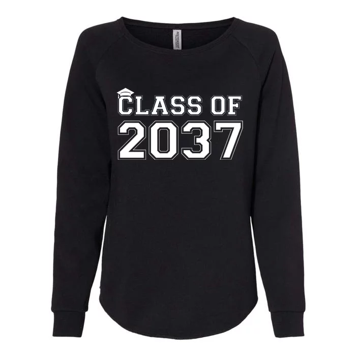 Class Of 2037 Pre K Grow With Me Graduation Womens California Wash Sweatshirt