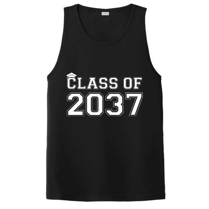 Class Of 2037 Pre K Grow With Me Graduation Performance Tank