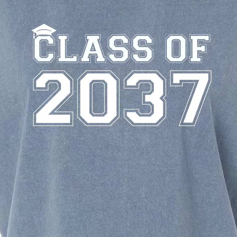 Class Of 2037 Pre K Grow With Me Graduation Garment-Dyed Women's Muscle Tee