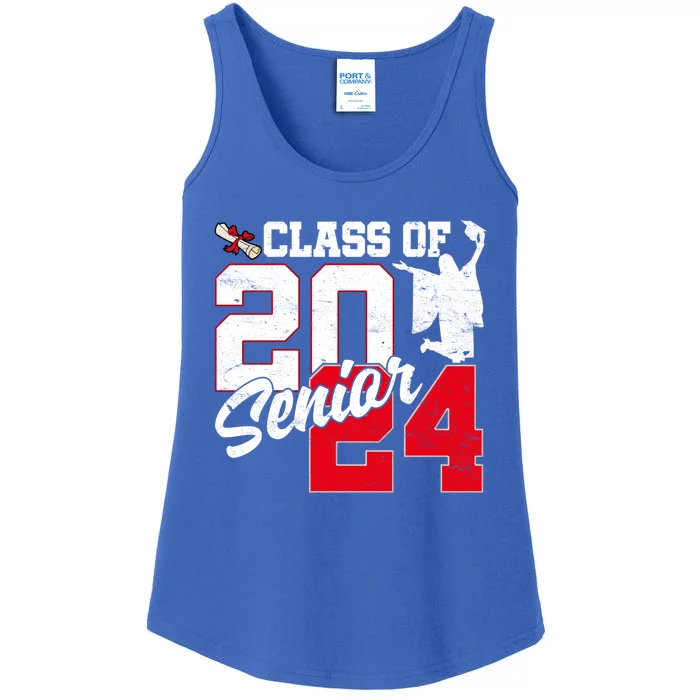 Class Of 2024 Senior 24 Graduation 2024 First Day Of School Gift Ladies Essential Tank