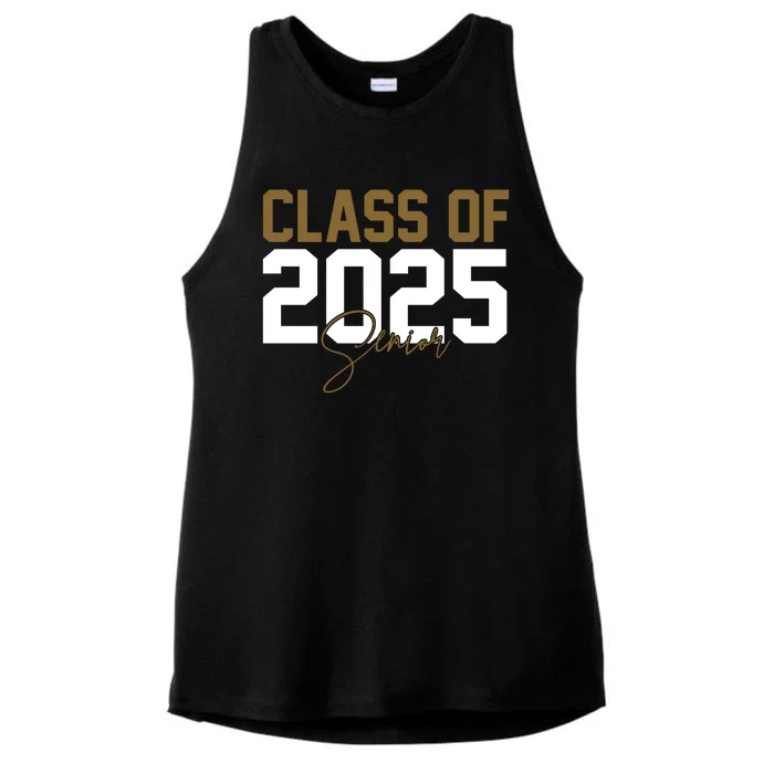 Class Of 2025 Senior Graduation Ladies Tri-Blend Wicking Tank