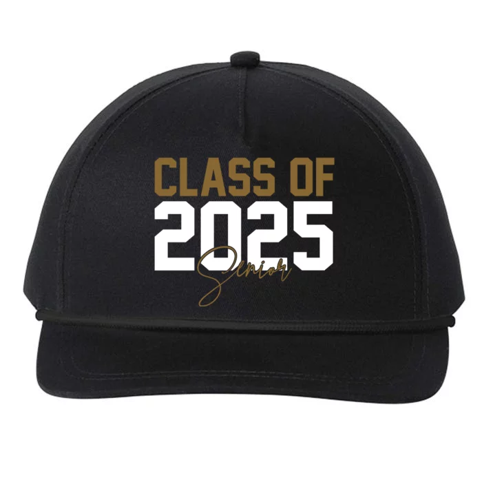 Class Of 2025 Senior Graduation Snapback Five-Panel Rope Hat