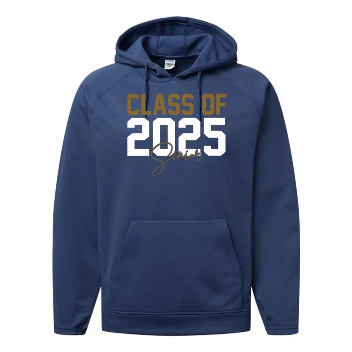 Class Of 2025 Senior Graduation Performance Fleece Hoodie