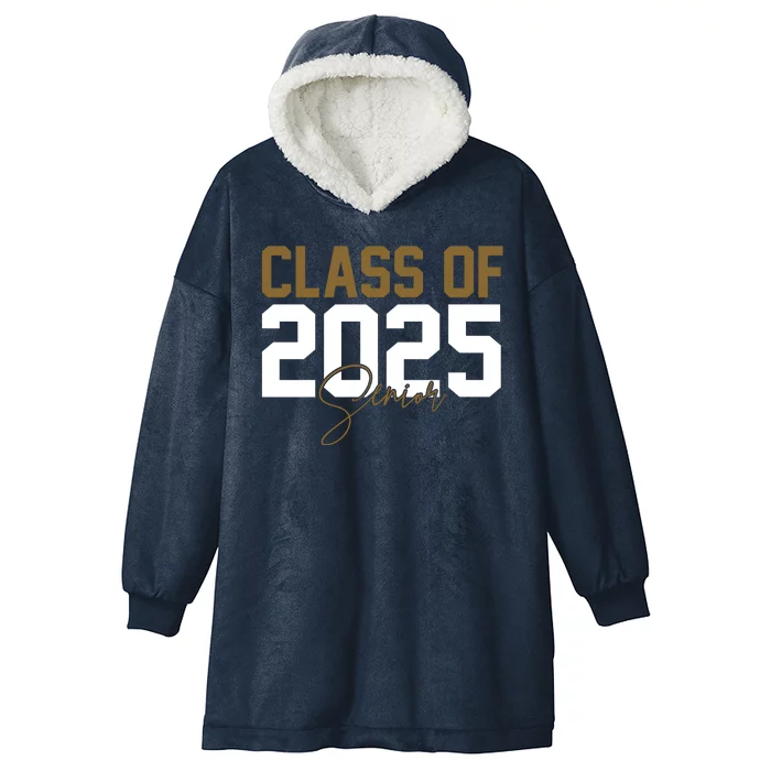 Class Of 2025 Senior Graduation Hooded Wearable Blanket