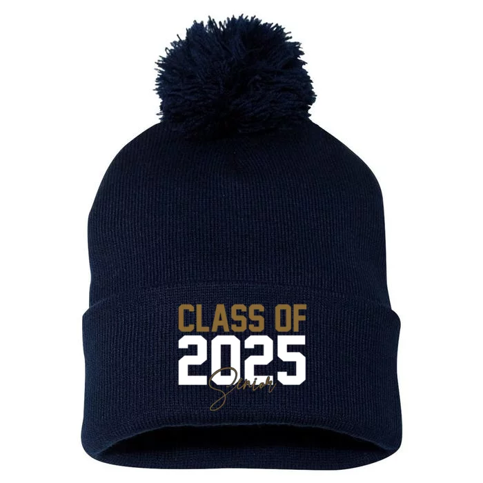 Class Of 2025 Senior Graduation Pom Pom 12in Knit Beanie