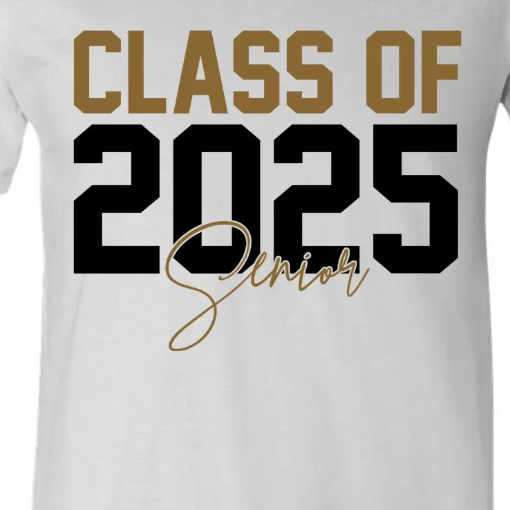 Class Of 2025 Senior Graduation V-Neck T-Shirt