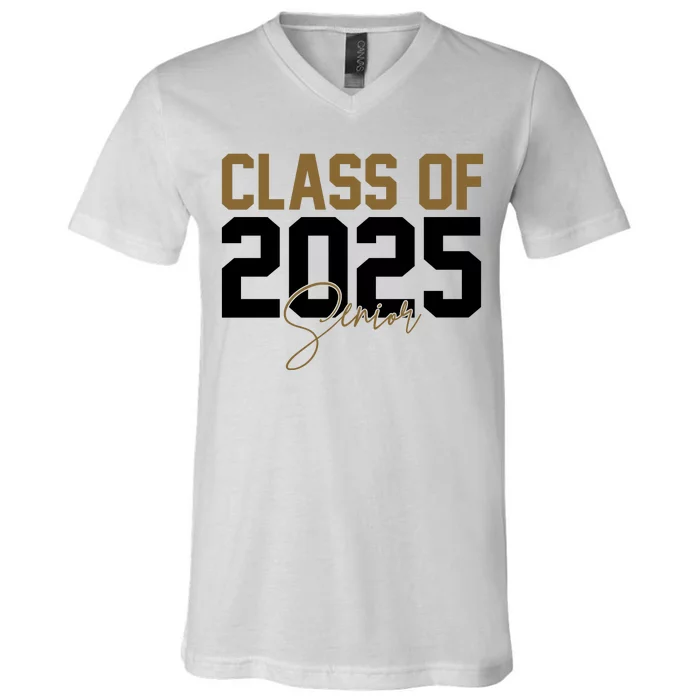 Class Of 2025 Senior Graduation V-Neck T-Shirt