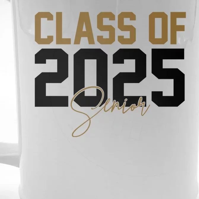 Class Of 2025 Senior Graduation Front & Back Beer Stein