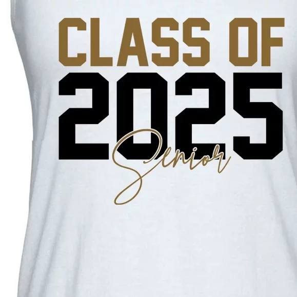 Class Of 2025 Senior Graduation Ladies Essential Flowy Tank