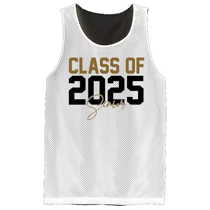 Class Of 2025 Senior Graduation Mesh Reversible Basketball Jersey Tank