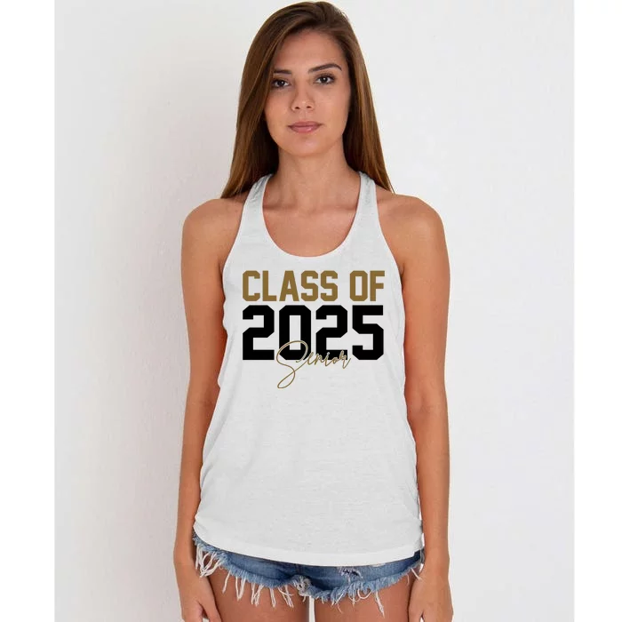 Class Of 2025 Senior Graduation Women's Knotted Racerback Tank