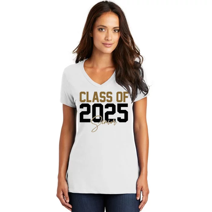 Class Of 2025 Senior Graduation Women's V-Neck T-Shirt