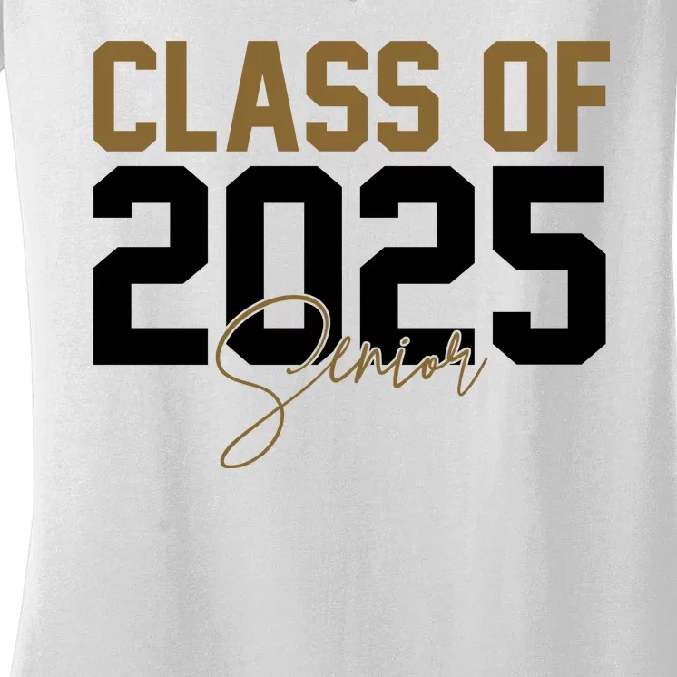 Class Of 2025 Senior Graduation Women's V-Neck T-Shirt