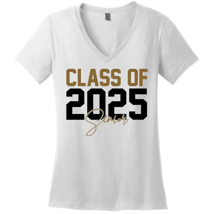 Class Of 2025 Senior Graduation Women's V-Neck T-Shirt