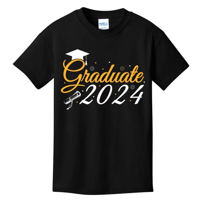 Class Of 2024 Graduate Funny Graduation Kids T-Shirt