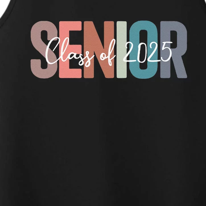 Class Of 2025 Senior Graduation Back To School Graduate Gift Performance Tank