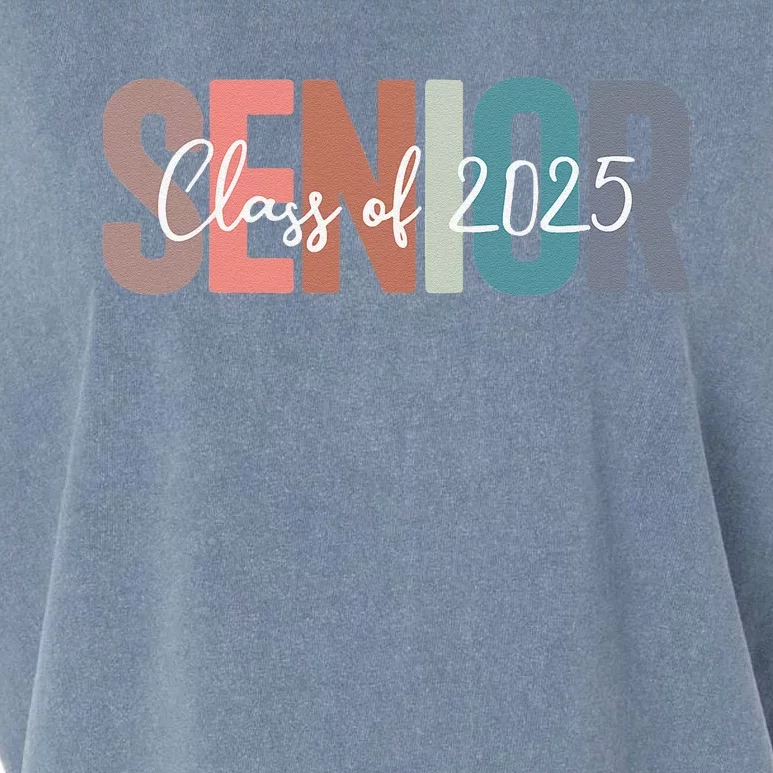 Class Of 2025 Senior Graduation Back To School Graduate Gift Garment-Dyed Women's Muscle Tee