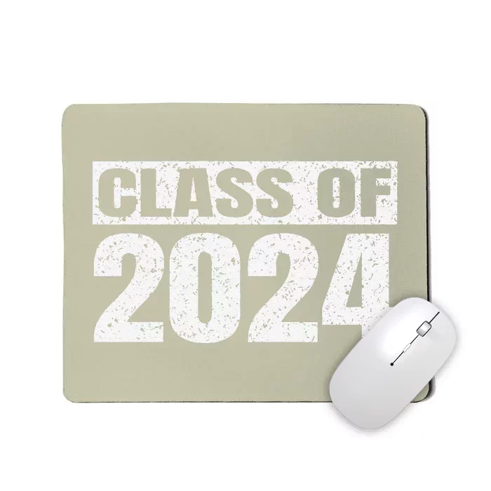 Class Of 2024 First Day Of School Graduate Grad Vintage Gift Mousepad