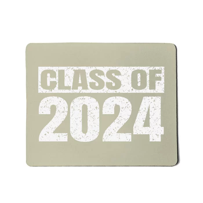 Class Of 2024 First Day Of School Graduate Grad Vintage Gift Mousepad