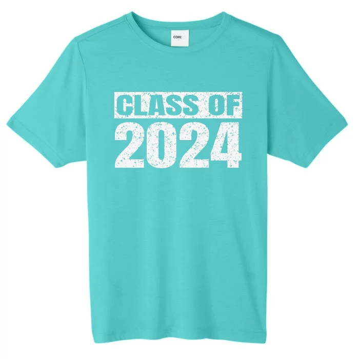 Class Of 2024 First Day Of School Graduate Grad Vintage Gift ChromaSoft Performance T-Shirt