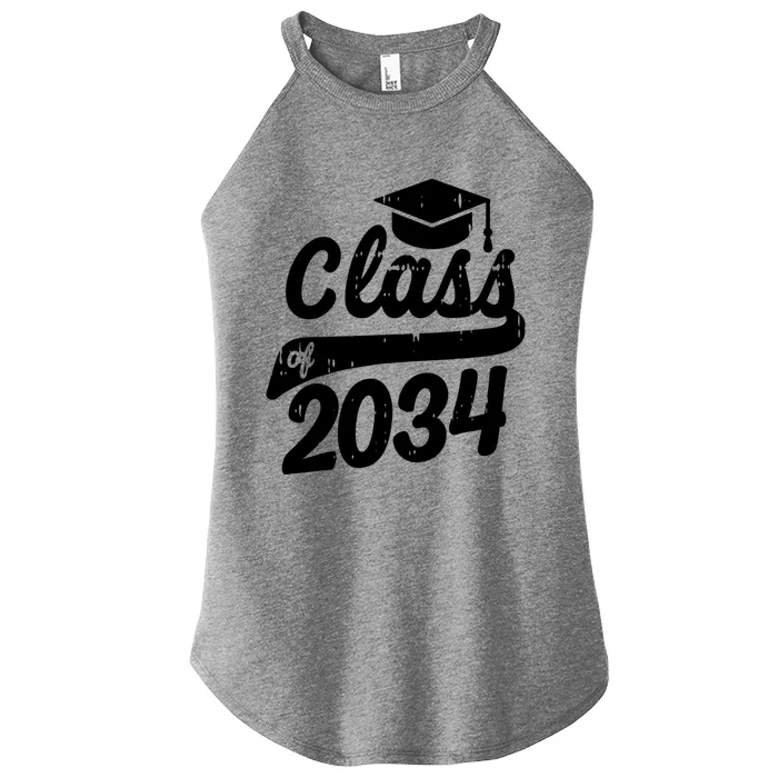 Class Of 2034 Grow With Me First Day Kindergarten Meaningful Gift Women’s Perfect Tri Rocker Tank