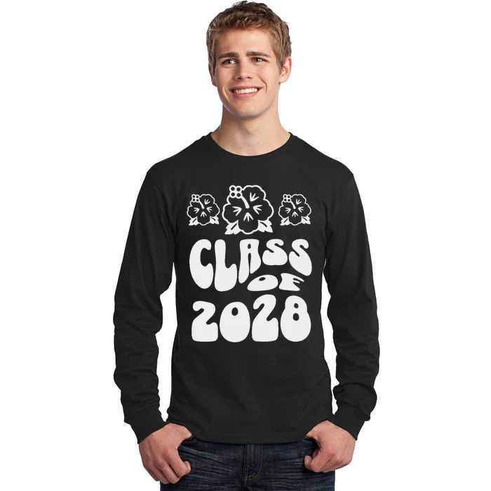 Class Of 2028 Kindergarten Tall Long Sleeve T-Shirt