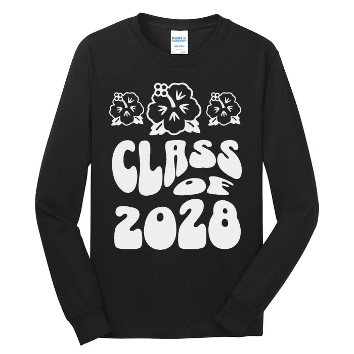 Class Of 2028 Kindergarten Tall Long Sleeve T-Shirt