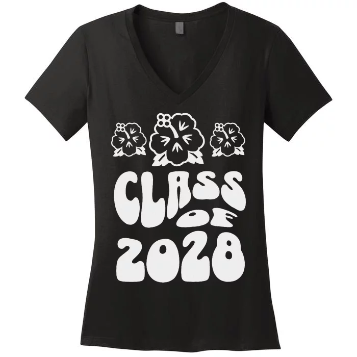 Class Of 2028 Kindergarten Women's V-Neck T-Shirt