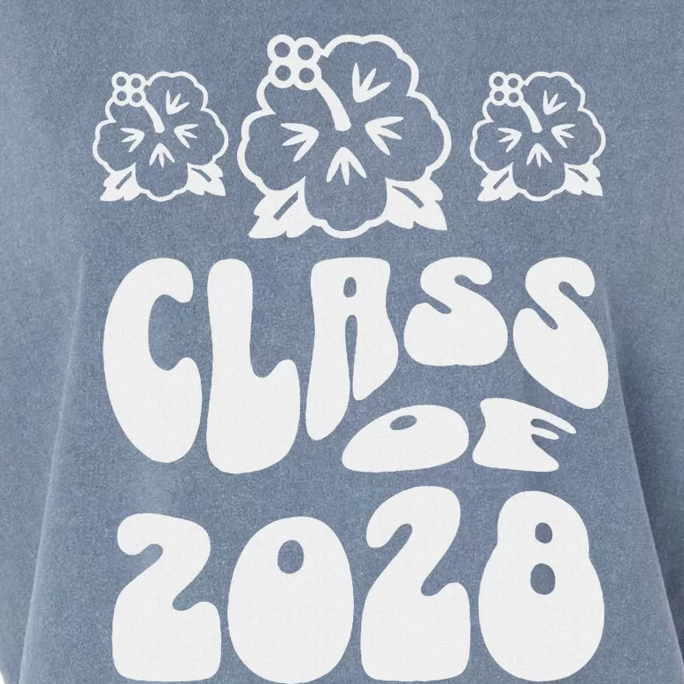 Class Of 2028 Kindergarten Garment-Dyed Women's Muscle Tee