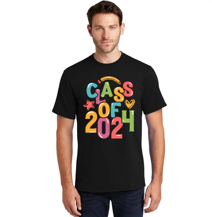 Class Of 2024 Celebration Graphic Tall T-Shirt