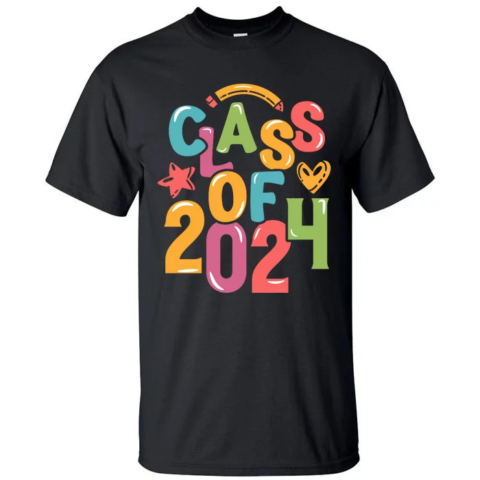 Class Of 2024 Celebration Graphic Tall T-Shirt