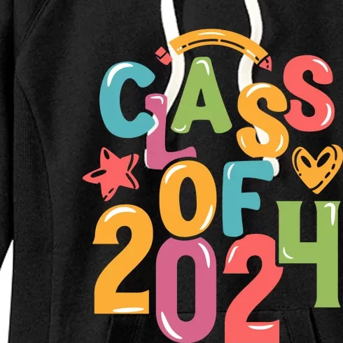 Class Of 2024 Celebration Graphic Women's Fleece Hoodie