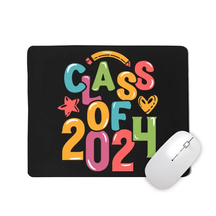 Class Of 2024 Celebration Graphic Mousepad