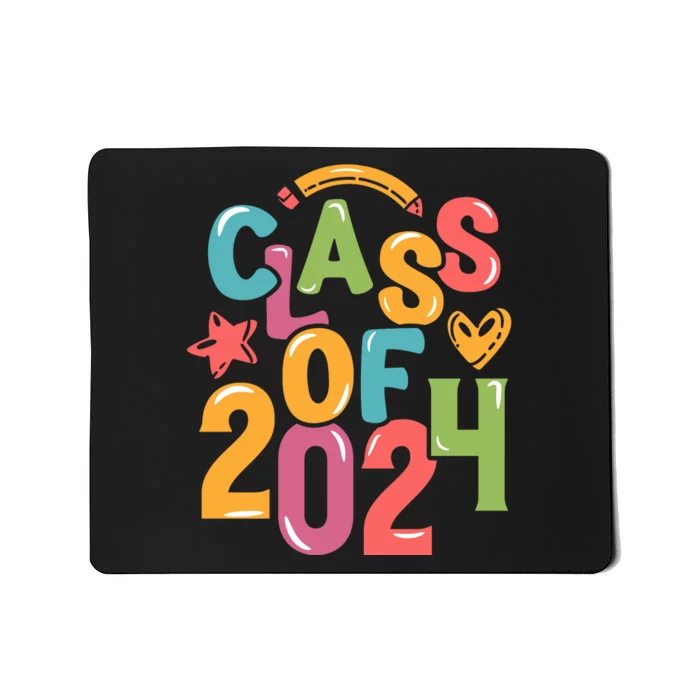 Class Of 2024 Celebration Graphic Mousepad