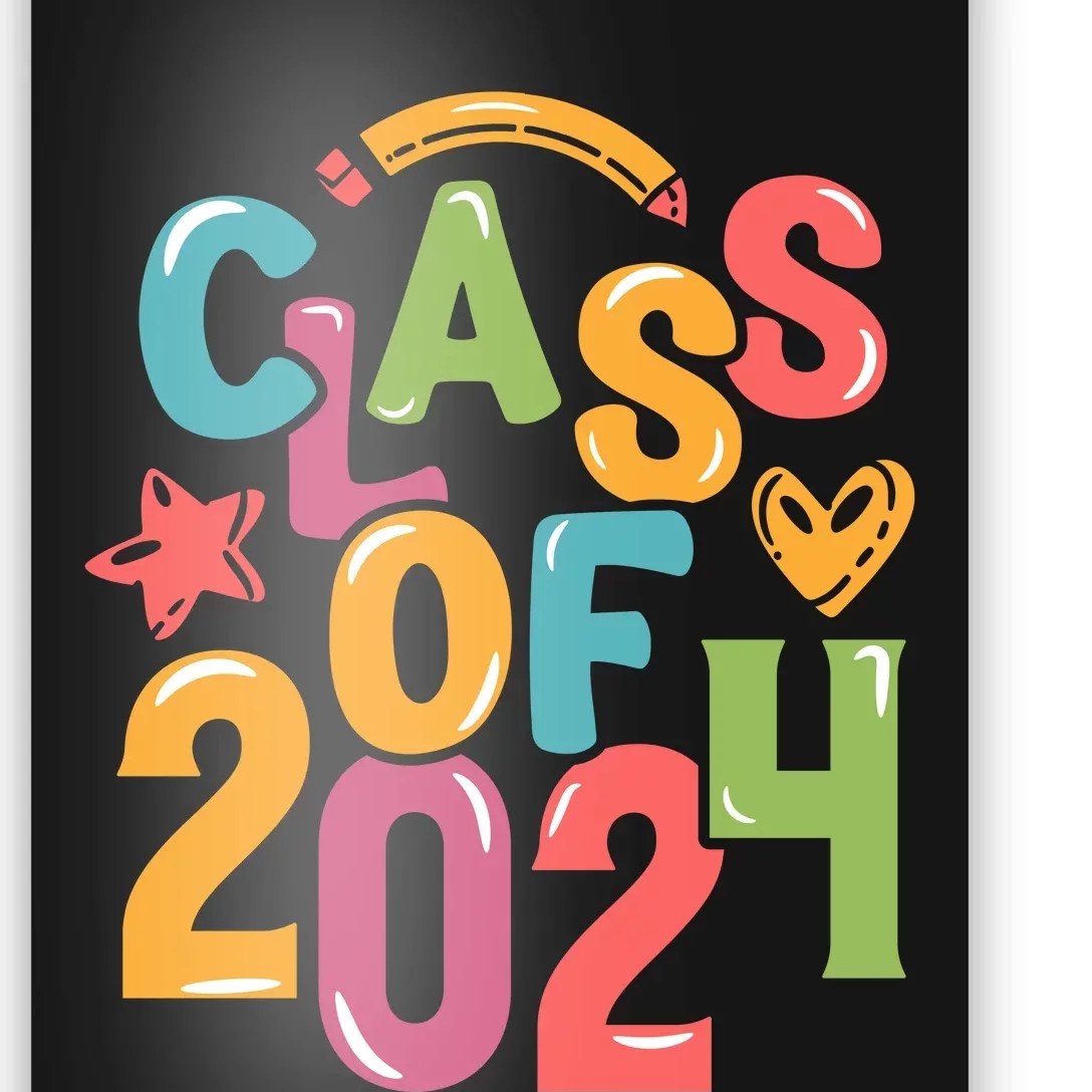 Class Of 2024 Celebration Graphic Poster