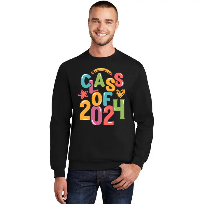 Class Of 2024 Celebration Graphic Tall Sweatshirt