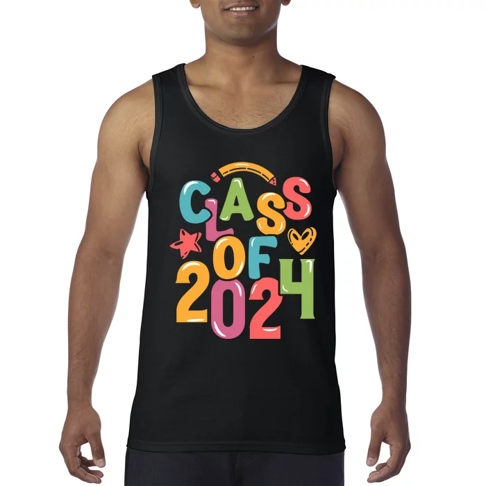 Class Of 2024 Celebration Graphic Tank Top